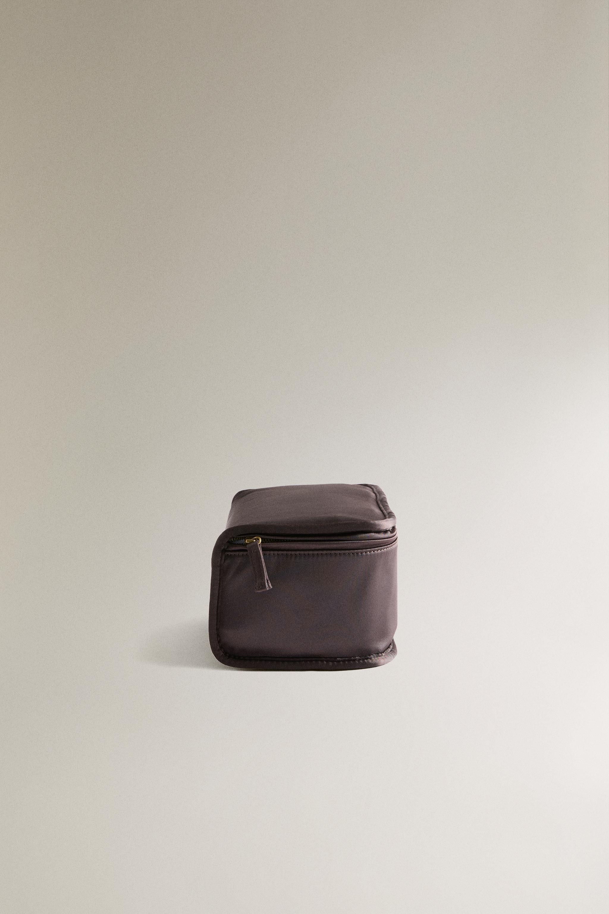 SATEEN STORAGE MAKEUP BAG